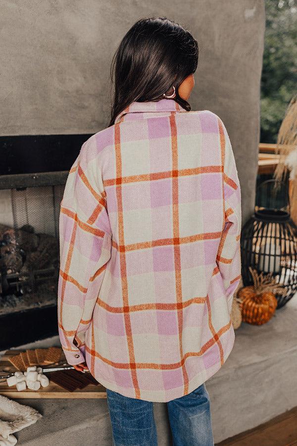 Coziest Place Plaid Jacket Product Image