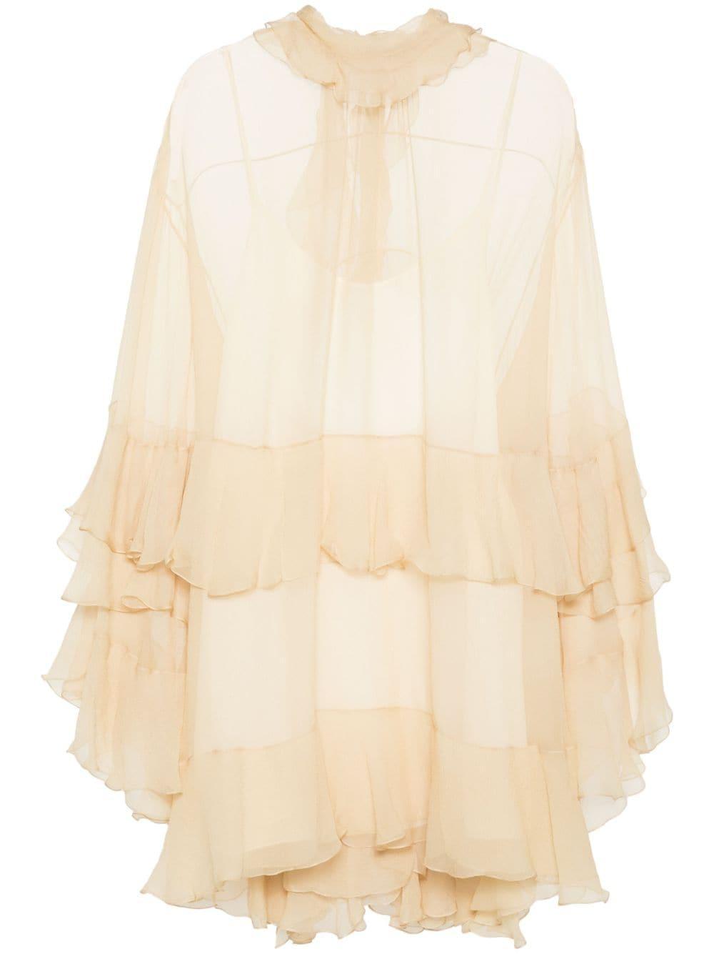 ruffled mini dress Product Image