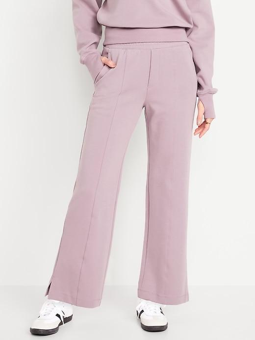 High-Waisted Dynamic Fleece Trouser Pants Product Image