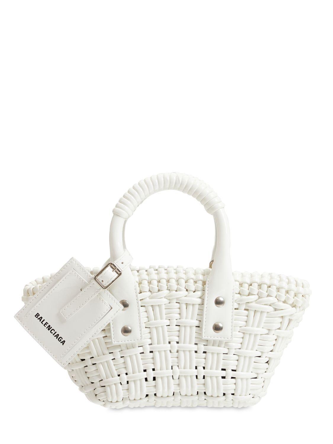 Bistro Xxs Woven Tote In Optic White Product Image