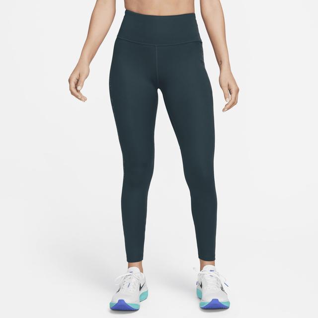 Nike Womens Fast Mid-Rise 7/8 Printed Leggings with Pockets Product Image