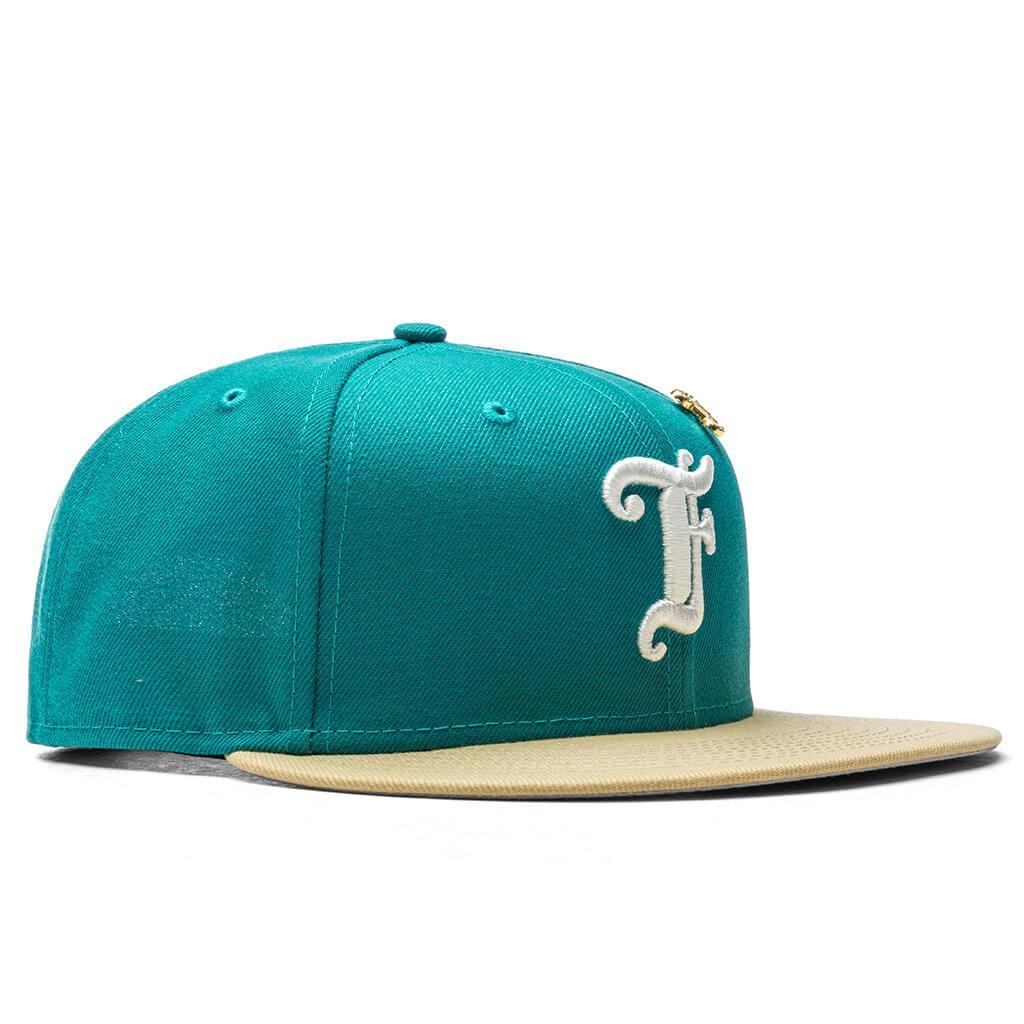 Feature x New Era Old English F Snapback - Northwest Green/Vegas Gold Male Product Image