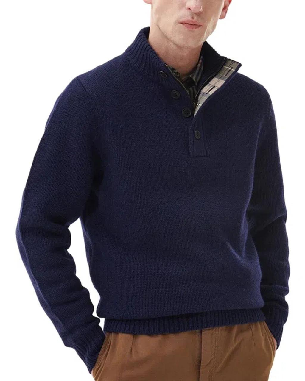 Calder Wool Sweater In Blue Product Image