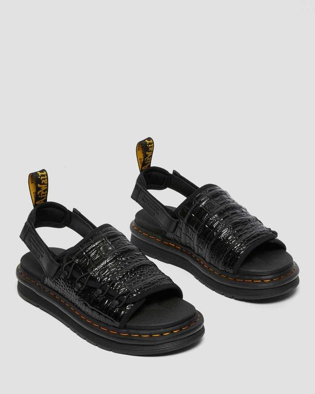 Mura Suicoke Croco Leather Sandals Product Image