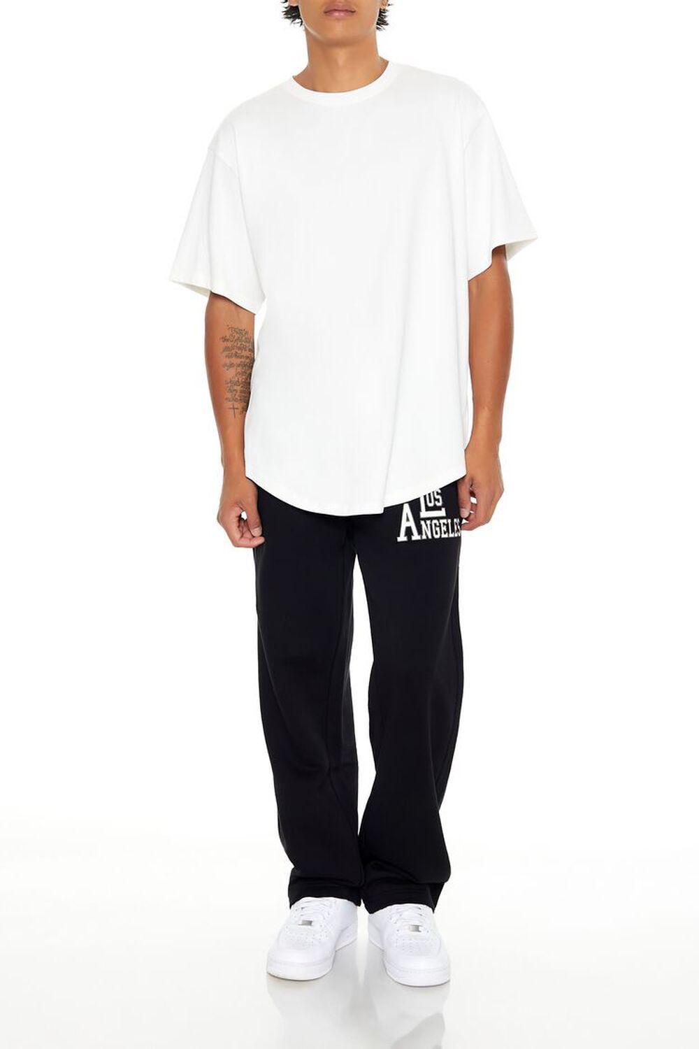 Embroidered Los Angeles Lounge Pants | Forever 21 Product Image