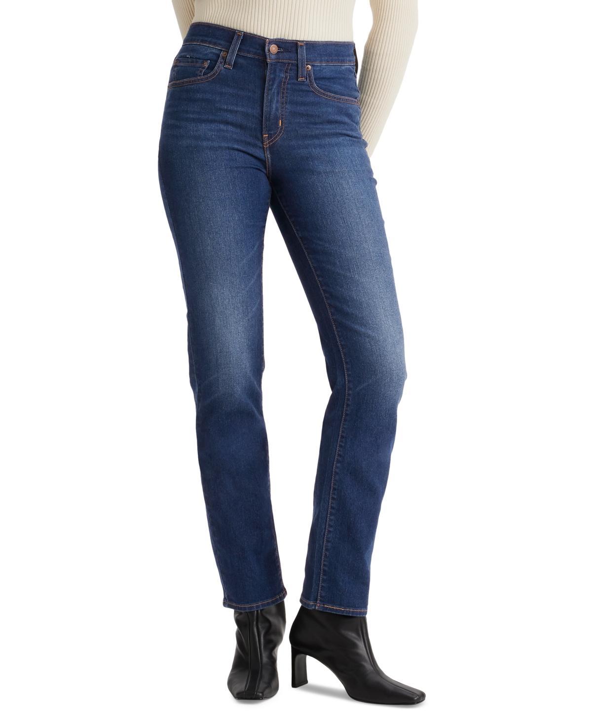 Womens Levis 724 High Rise Straight Jeans Product Image