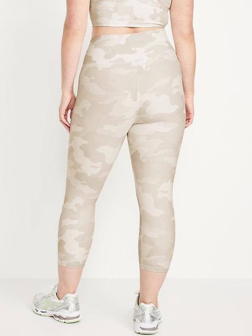 High-Waisted PowerSoft Crop Leggings Product Image