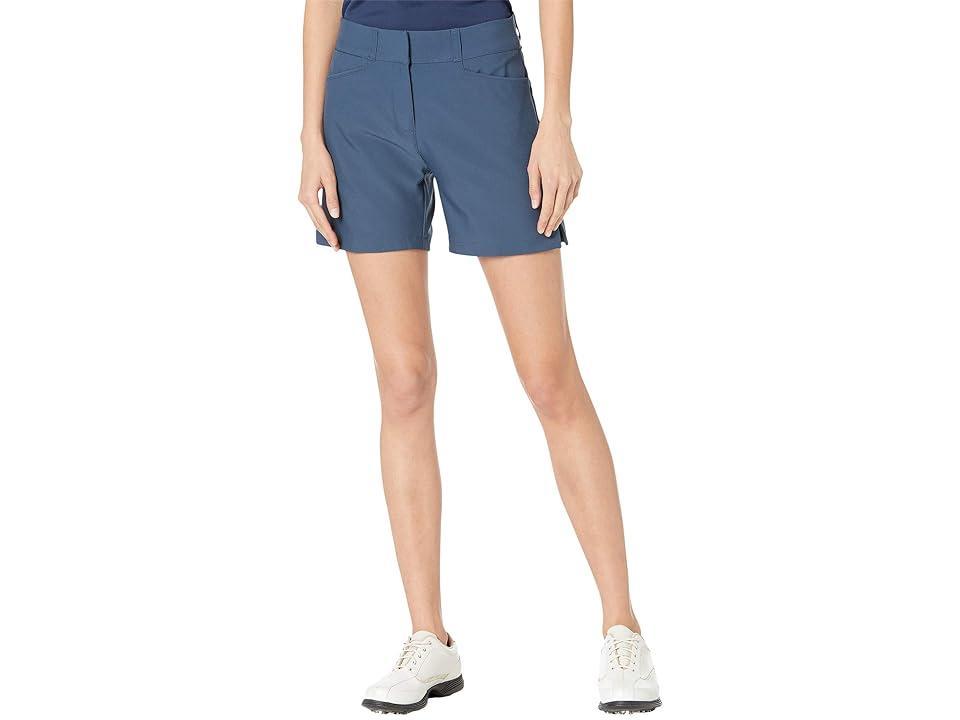 adidas Golf 5 Primegreen Golf Shorts (Navy) Women's Shorts Product Image