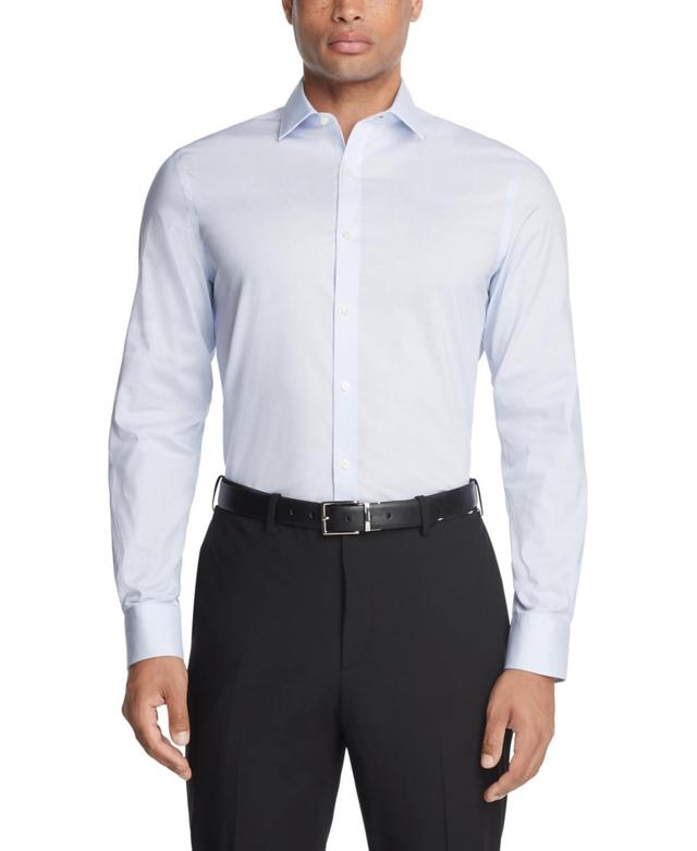 Tommy Hilfiger Mens Th Flex Essentials Wrinkle Resistant Stretch Dress Shirt Product Image