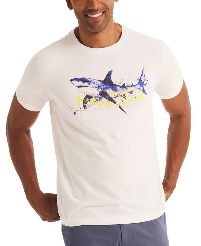 Shark Week X Nautica Mens Classic-Fit Shark Graphic T-Shirt Product Image