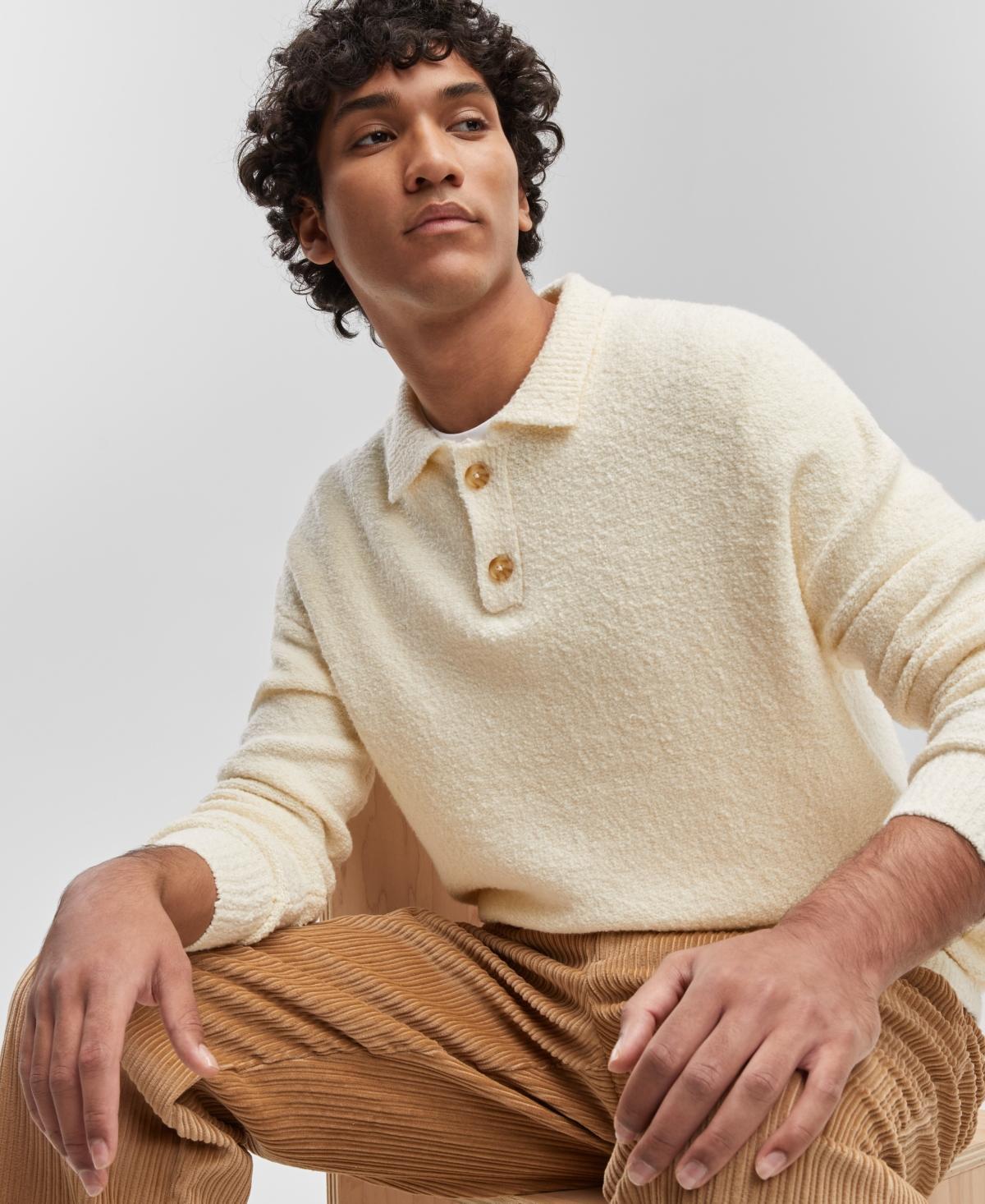 Mode of One Mens Long-Sleeve Polo Sweater, Created for Macys Product Image