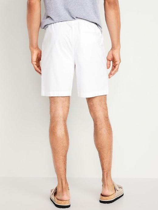 Pull-On Twill Jogger Shorts -- 7-inch inseam Product Image