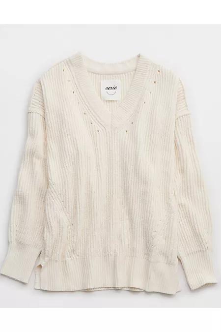 Aerie Beyond Chenille V-Neck Sweater Women's product image