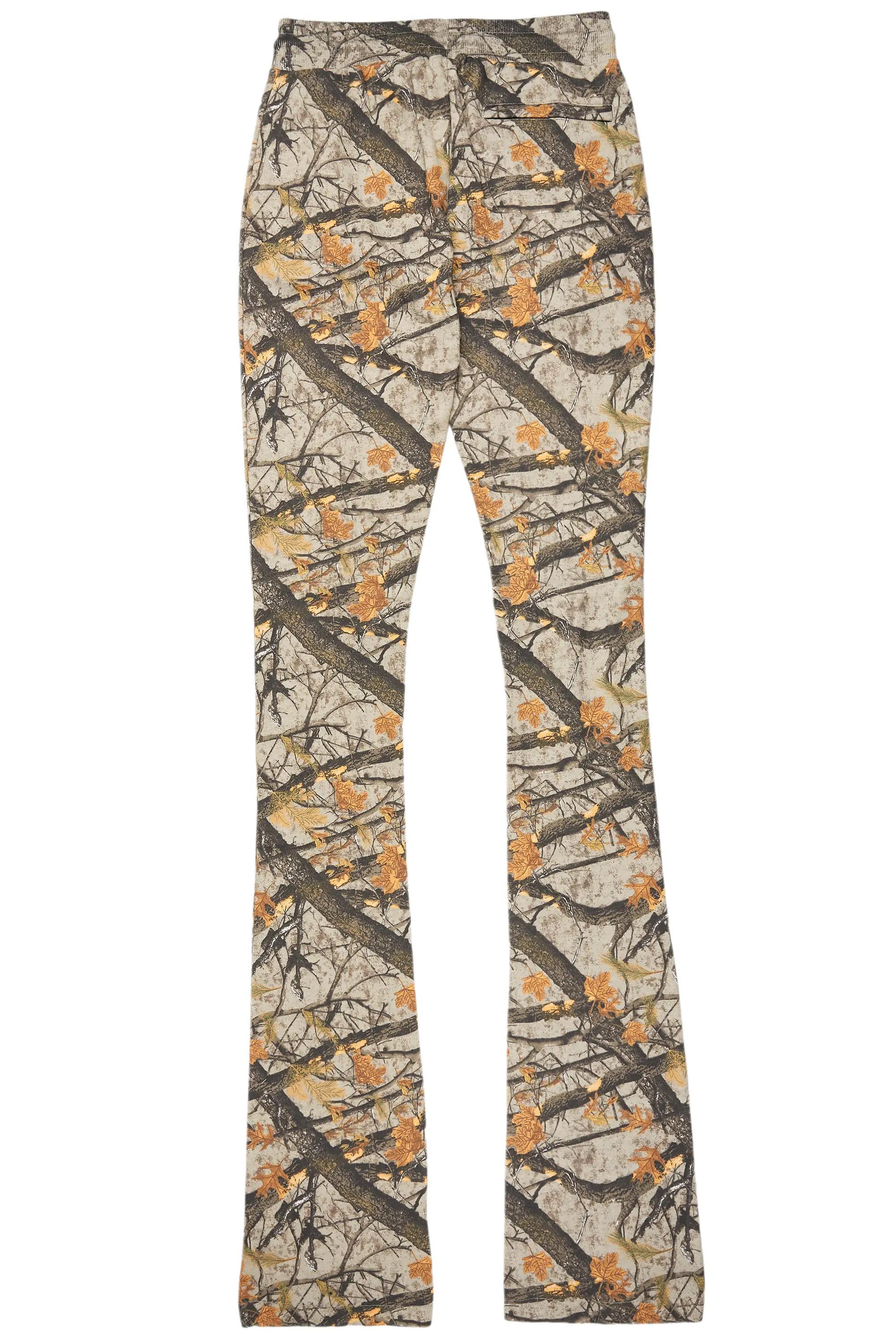 Adwin Painter Tree Camo Super Stacked Flare Pants Male Product Image