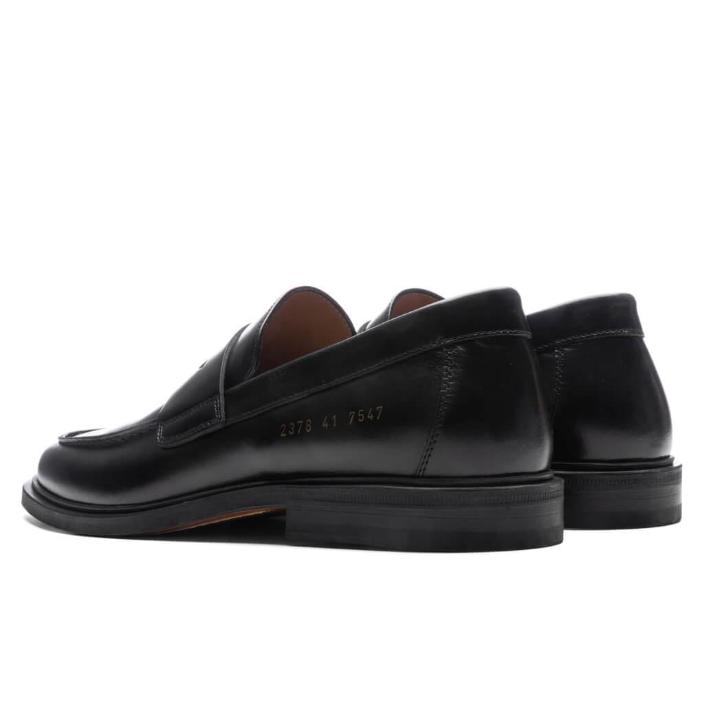 Loafer in Leather Sole - Black Male Product Image