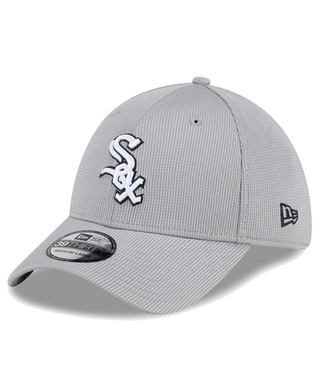 Mens New Era Gray Chicago White Sox Active Pivot 39THIRTY Flex Hat Product Image