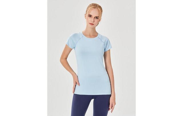 Rebody Active Womens Miracle Play Short Sleeve Top for Women Product Image