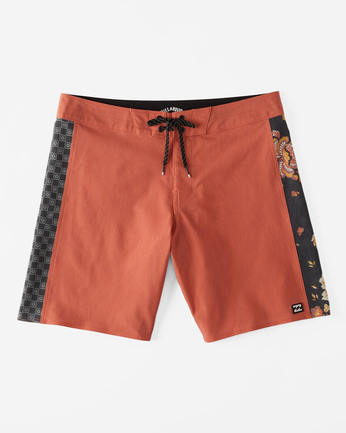 D Bah Pro 18" Boardshorts - Burnt Red Male Product Image