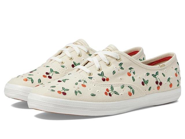 Keds Keds X Rifle Paper Champion Cherries (Natural/Red) Women's Shoes Product Image