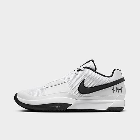 NIKE Men's Ja 1 Basketball Shoes In White/black/white Product Image