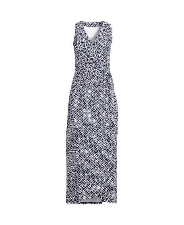 Lands End Womens Sleeveless Tulip Hem Maxi Dress Product Image