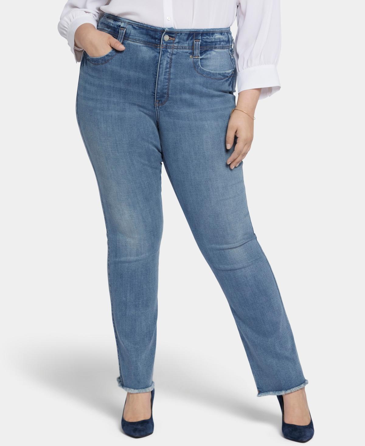 NYDJ Marilyn Hollywood High Waist Straight Leg Jeans Product Image