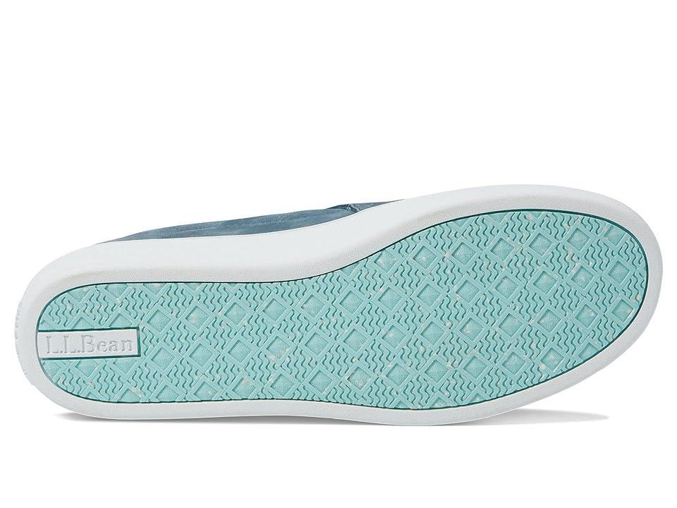 L.L.Bean Eco Bay Leather Slip-On (Slate/Cool Sea Blue) Women's Shoes Product Image