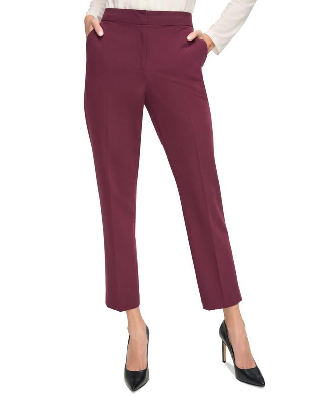 Tommy Hilfiger Womens Sloane Slim-Leg Ankle Pants Product Image