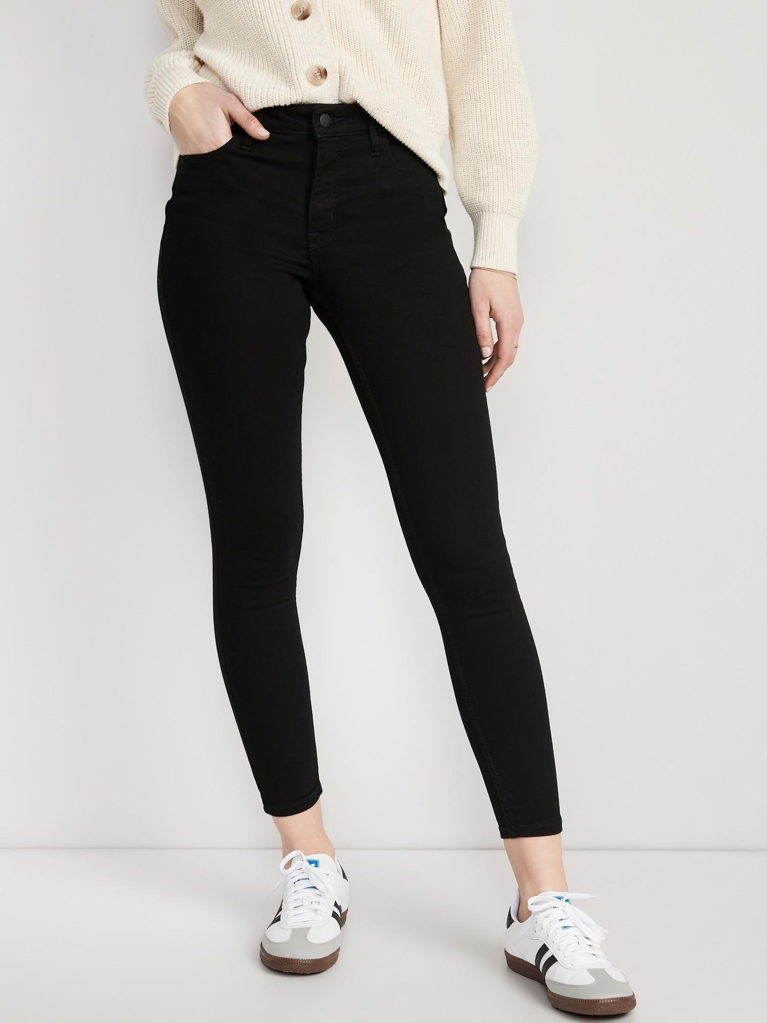 High-Waisted Rockstar Super-Skinny Jeans For Women Product Image