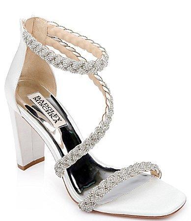 Badgley Mischka Collection Fenix Embellished Ankle Strap Sandal Product Image