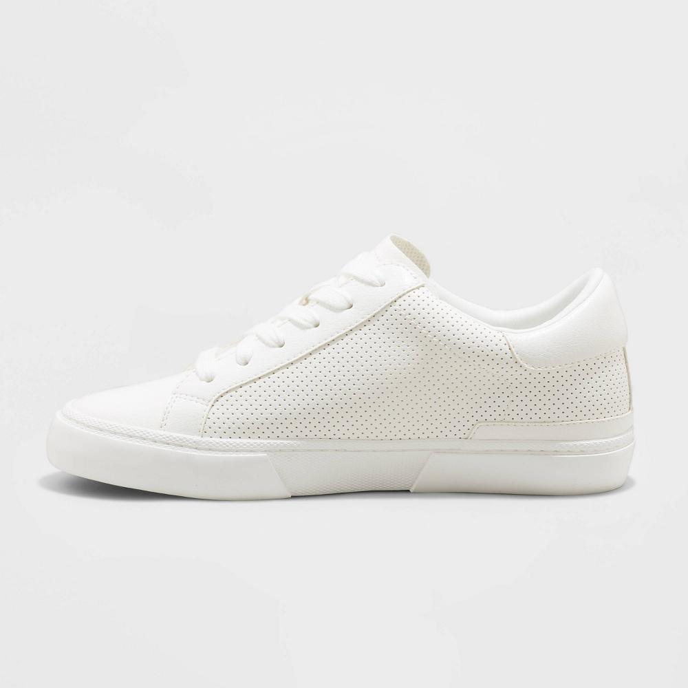 Womens Maddison Sneakers with Memory Foam Insole - A New Day White 9W Product Image