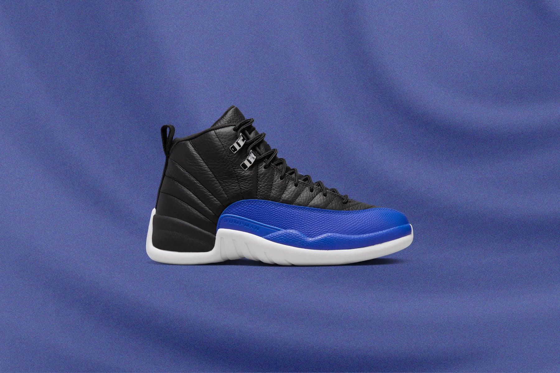 Air Jordan 12 Retro Women's - Black/Hyper Royal/Metallic Silver Female Product Image