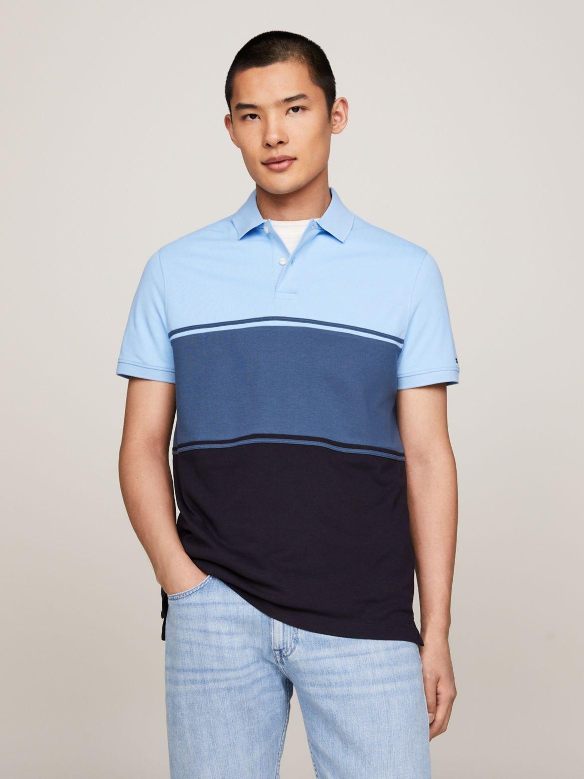 Tommy Hilfiger Men's Regular Fit Colorblock Polo Product Image