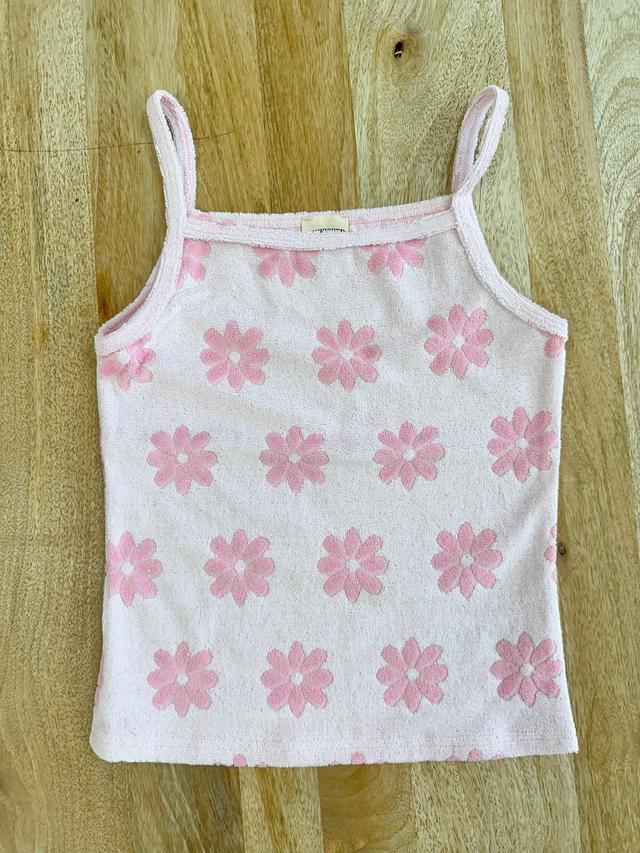 Pink Flower Tank Top Product Image