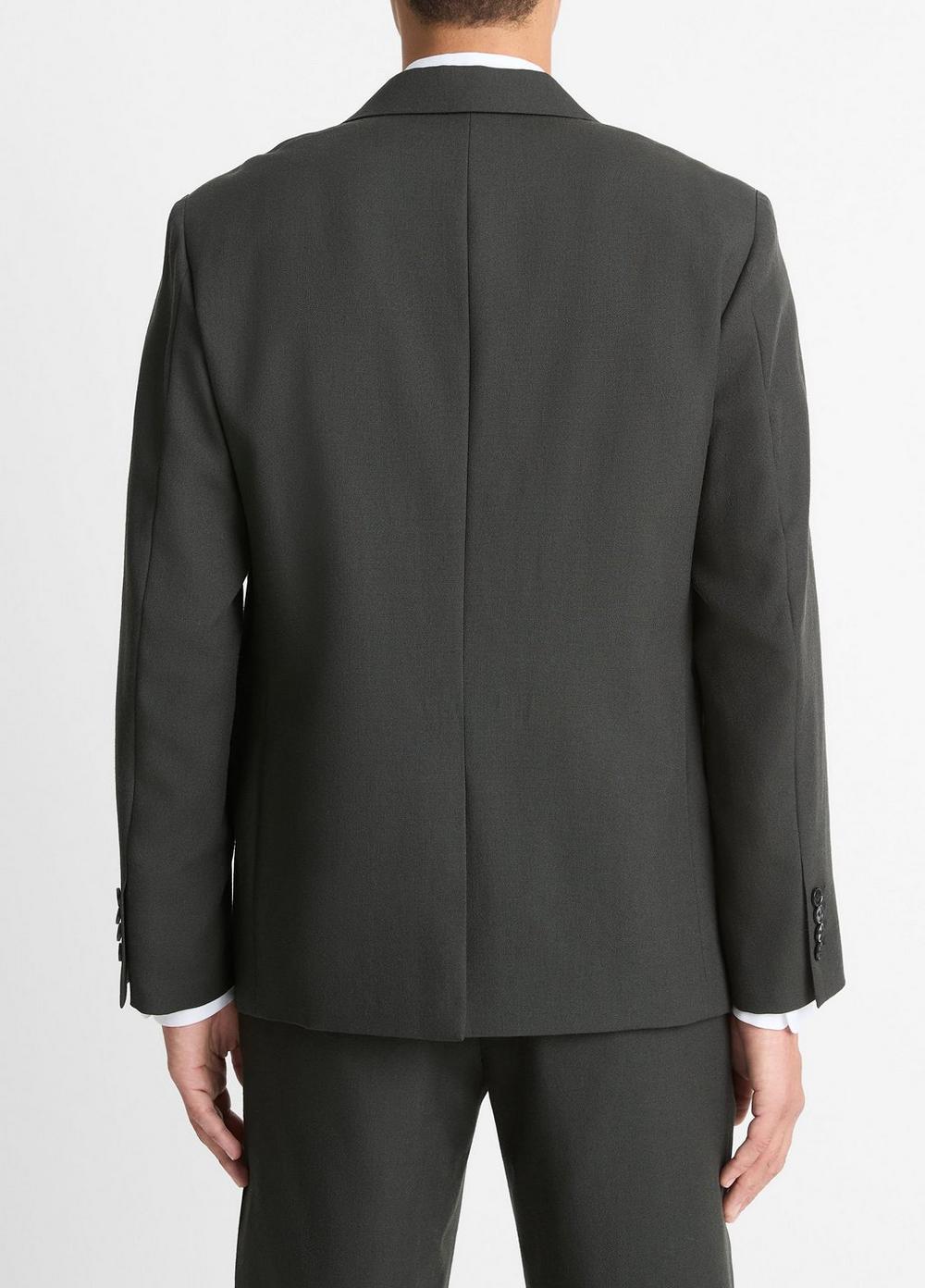 Mens Italian Wool Blazer, Black, Size L Vince Product Image