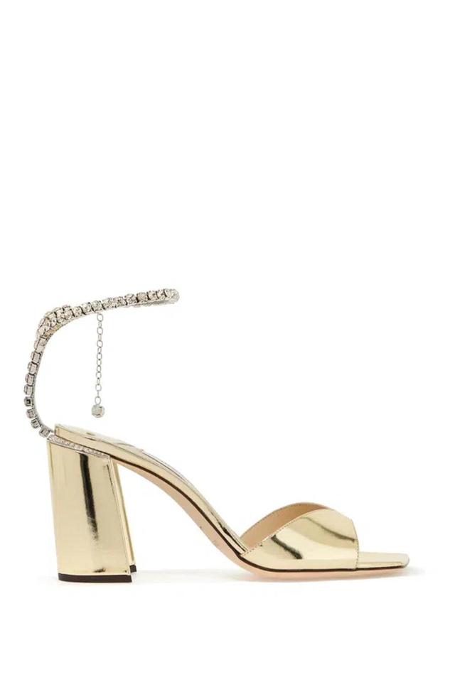 JIMMY CHOO Saeda 85 Sand In Metallic Product Image