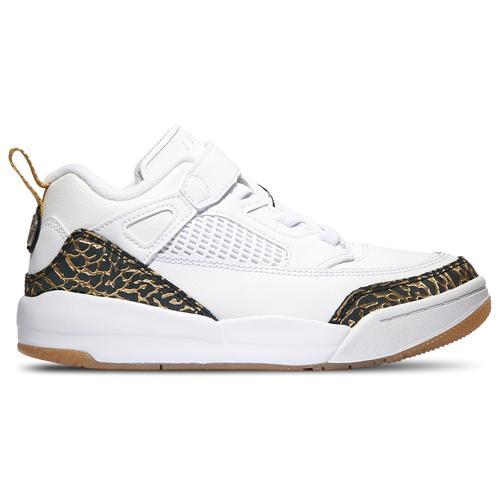 JORDAN Mens  Spizike Low Gl In White/black/gold Product Image