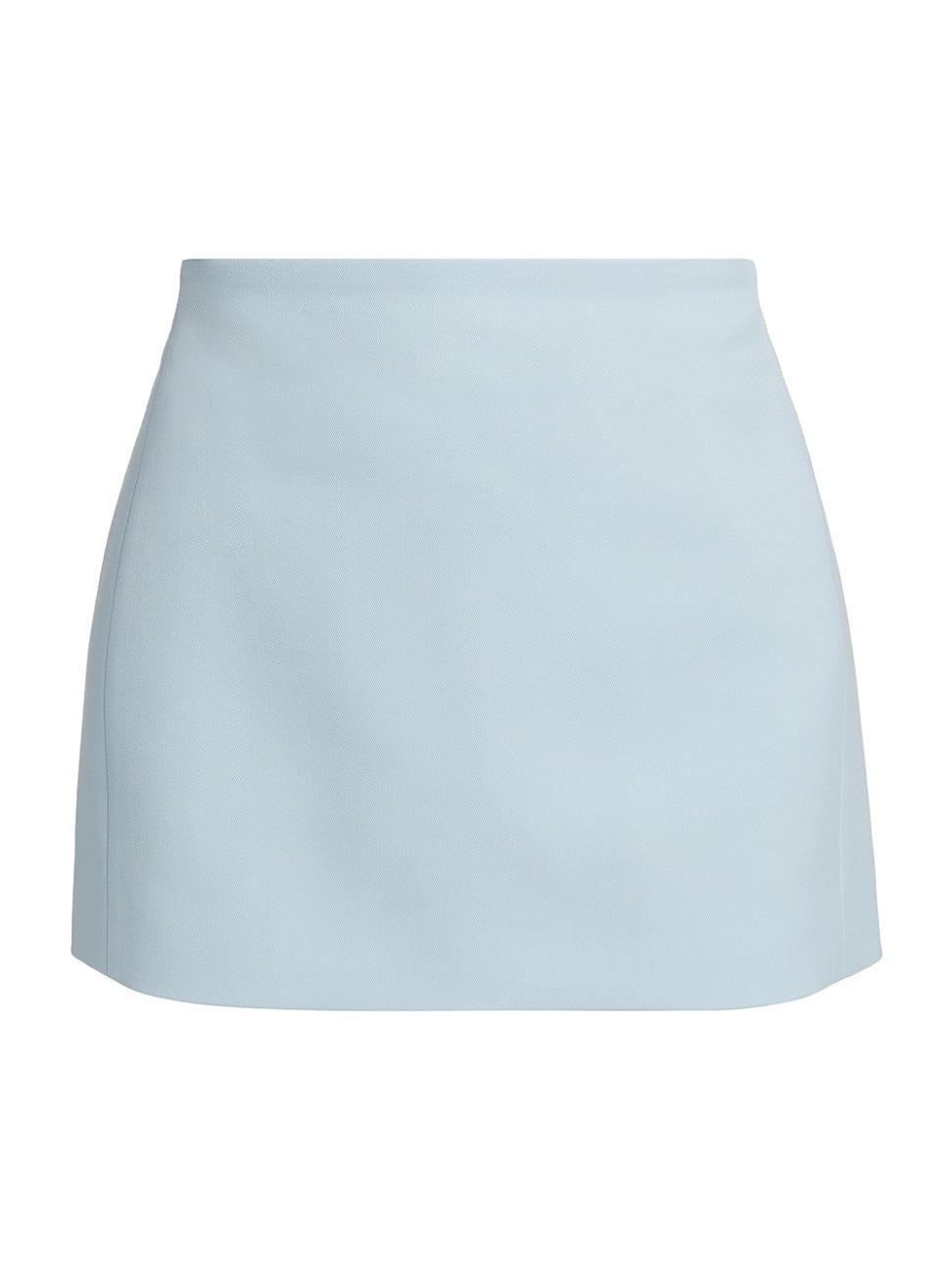 Womens Column Wool Miniskirt Product Image