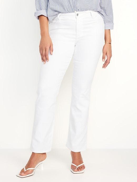 Mid-Rise Wow Boot-Cut Jeans Product Image