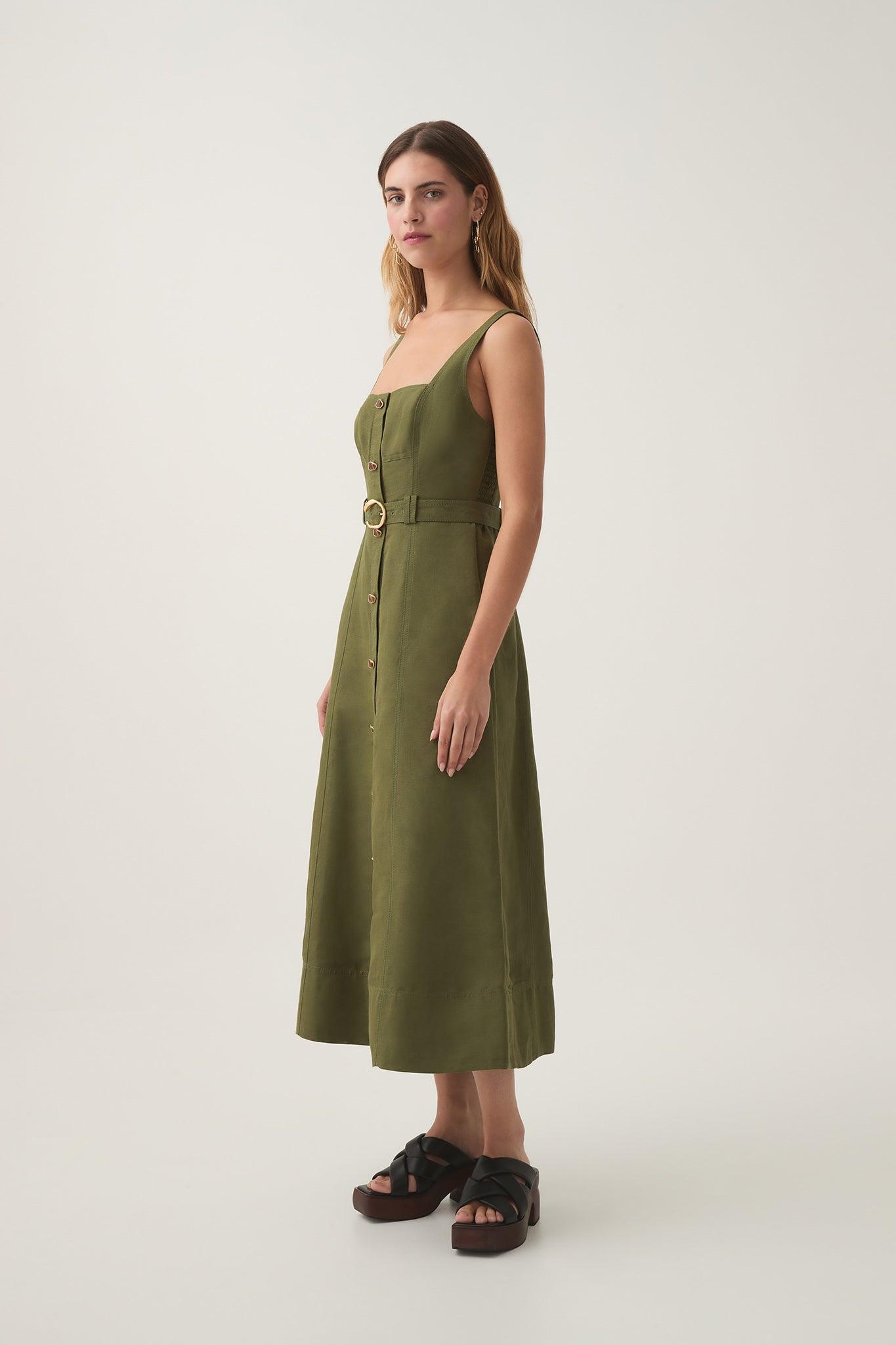 Axle Utility Midi Dress Product Image