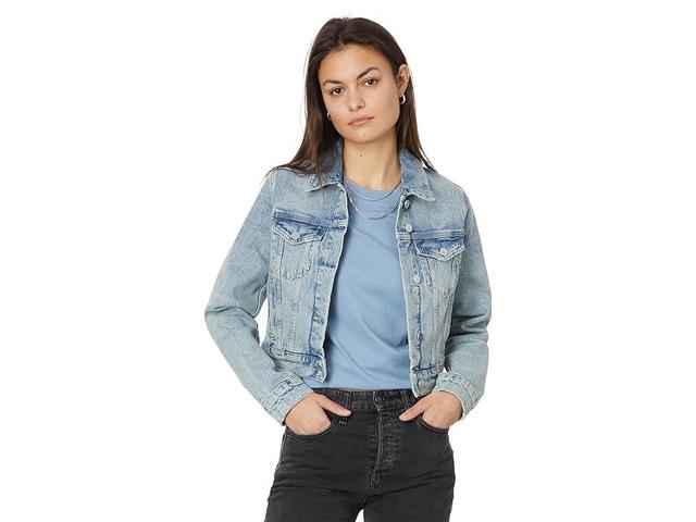 AllSaints Juno Distressed Denim Jacket Product Image