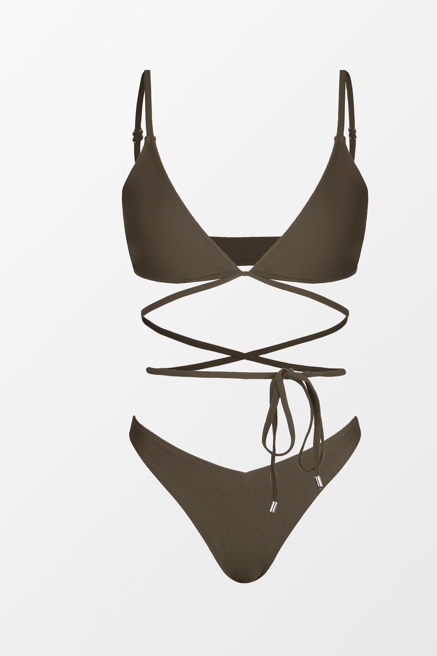 X STASSIE Oasis Wraparound Bra & Ultra Cheeky Bikini Set Product Image