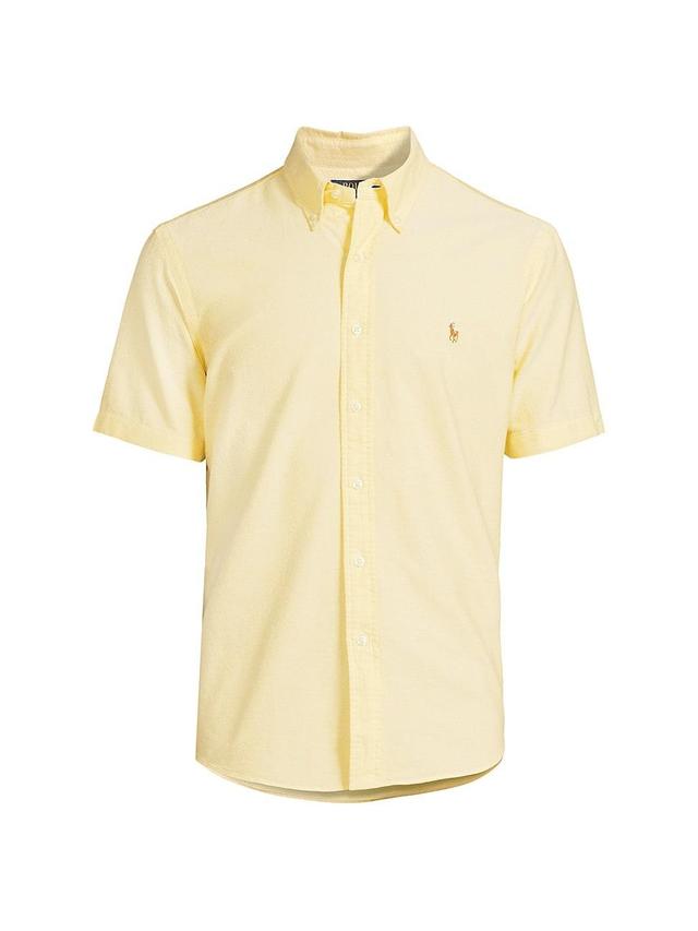 Mens Cotton Button-Down Oxford Shirt Product Image