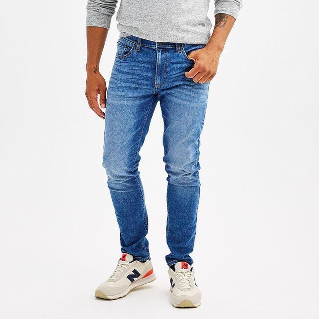 Mens Sonoma Goods For Life Skinny Fit Denim Jeans Blue Product Image