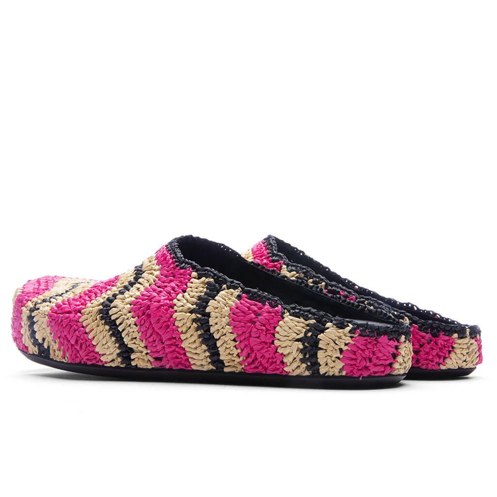 Marni x No Vacancy Inn Sabot - Fuchsia/Natural Male Product Image