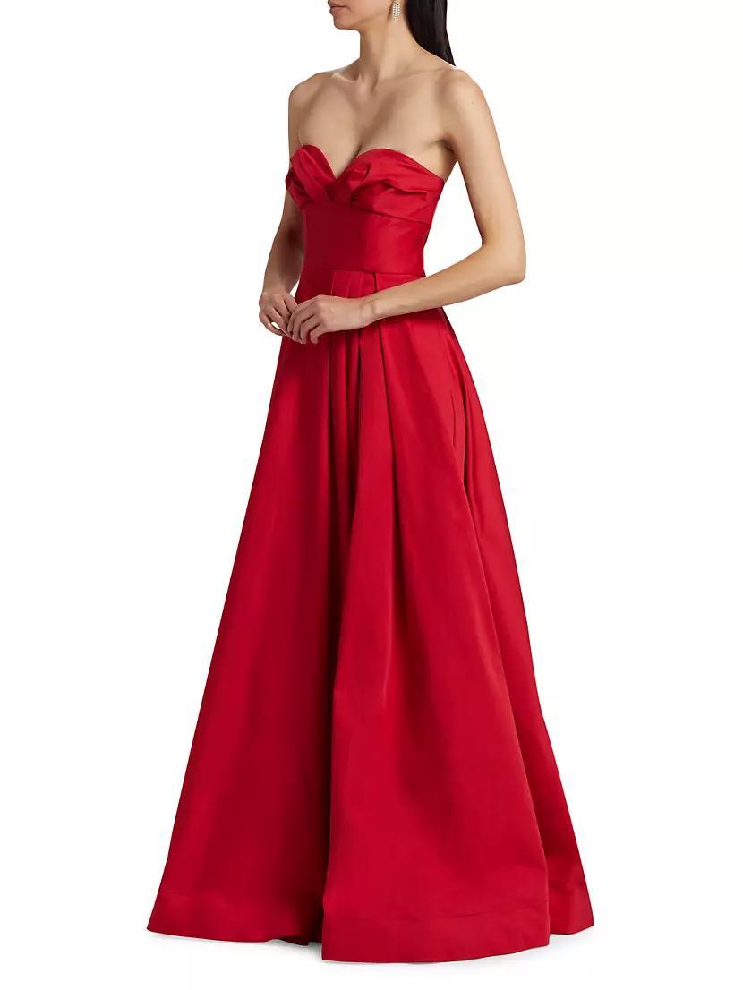 Sabine Strapless Fit & Flare Gown Product Image