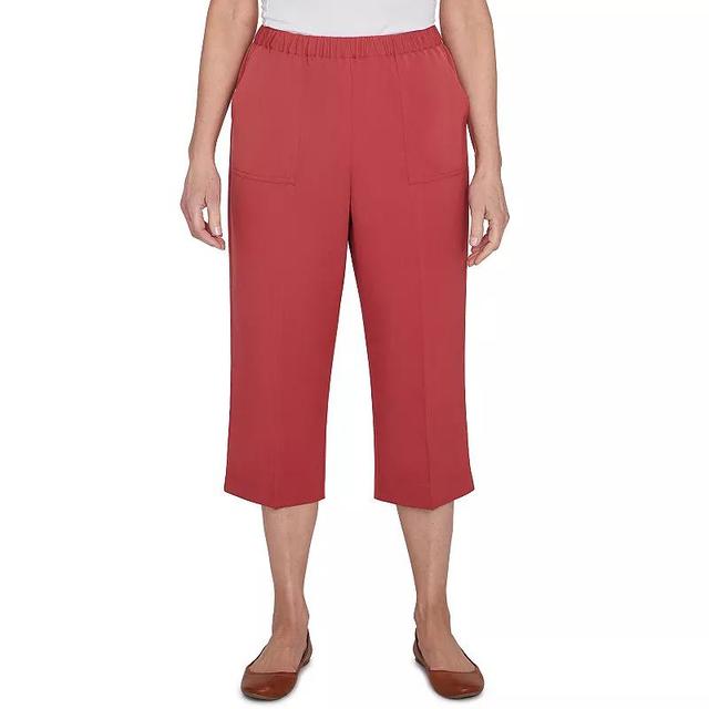 Petite Alfred Dunner Sedona Capri Pants, Womens Product Image