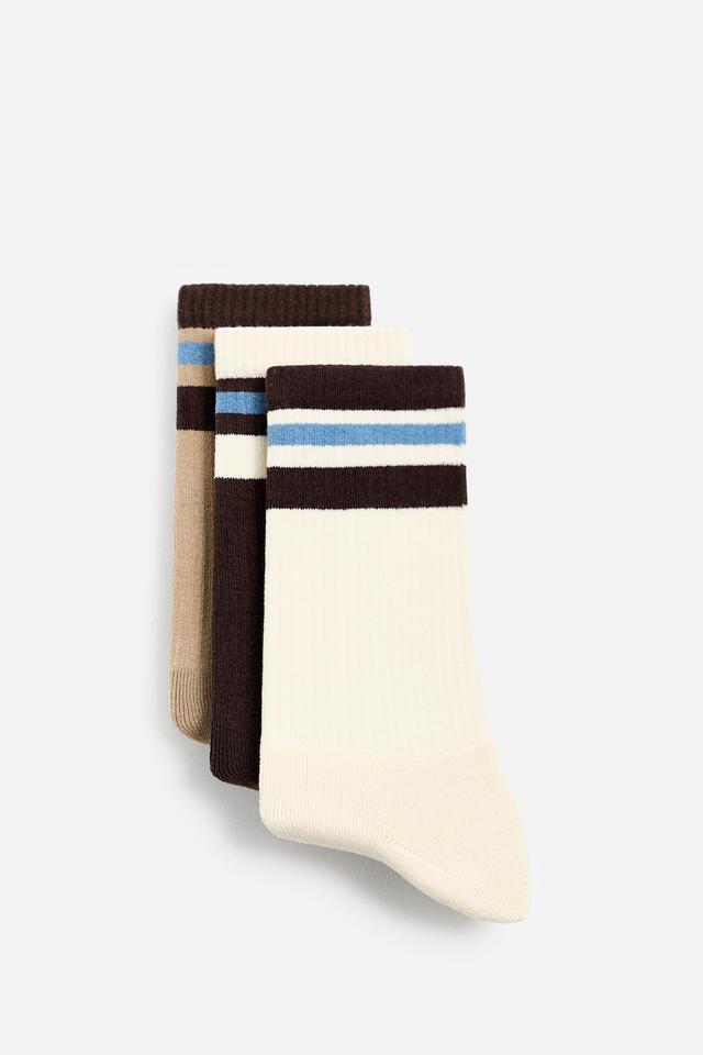 3-PACK OF STRIPED SOCKS Product Image