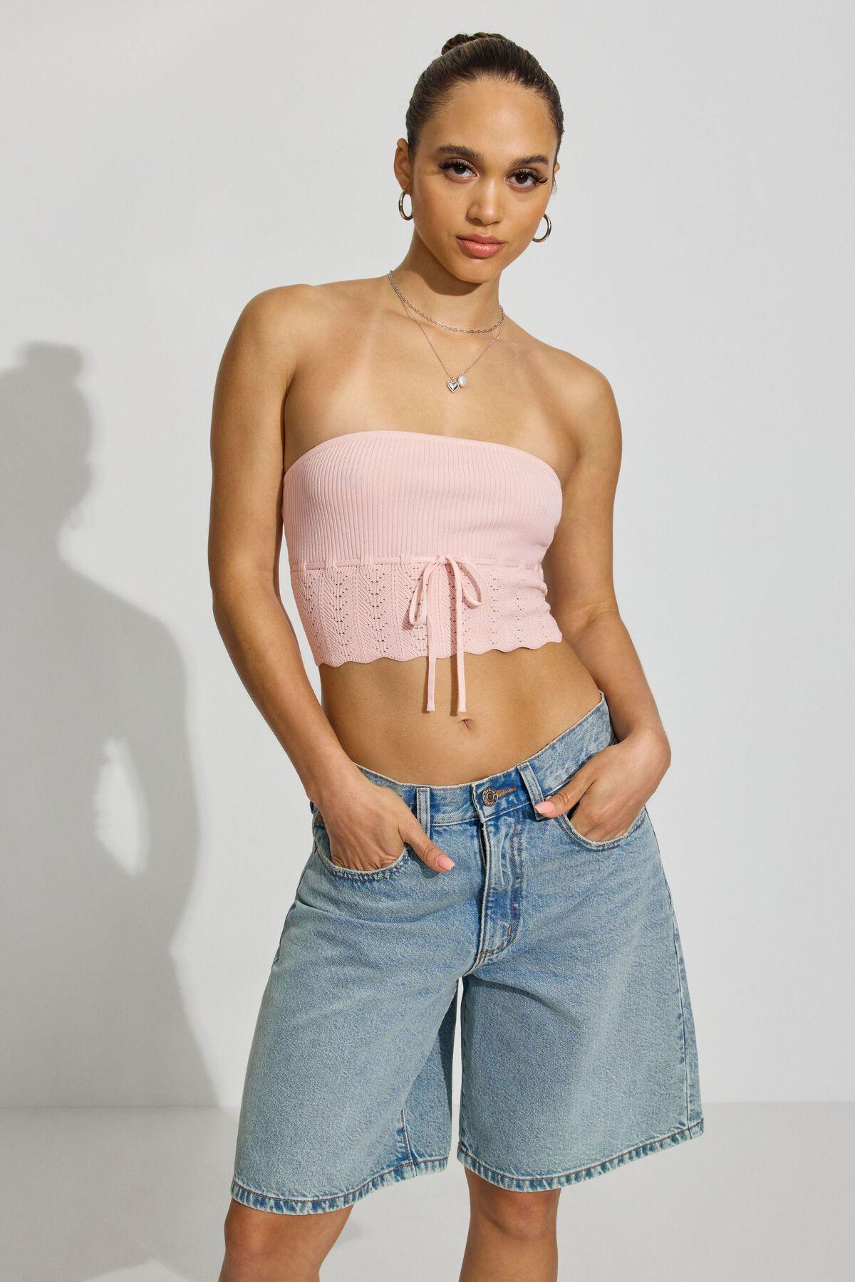 Pointelle Tube Top Product Image