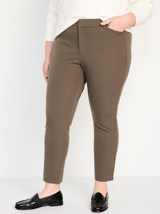 High-Waisted Pixie Skinny Ankle Pants Product Image